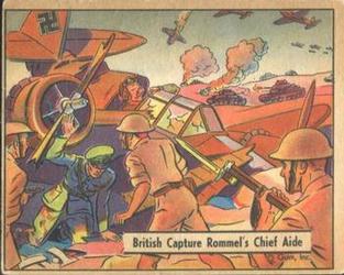 1942 War Gum (R164) #75 British capture Rommel's Chief Aide Front