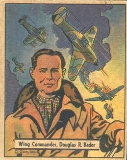 1942 War Gum (R164) #98 Wing Commander Douglas R. Bader, Legless Pilot Front
