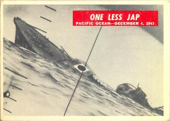 1965 Philadelphia Gum War Bulletin #34 One Less Jap Front