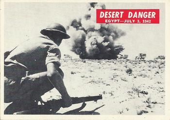 1965 Philadelphia Gum War Bulletin #12 Desert Danger Front