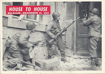 1965 Philadelphia Gum War Bulletin #56 House To House Front