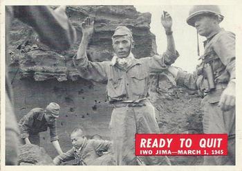 1965 Philadelphia Gum War Bulletin #64 Ready To Quit Front