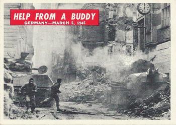 1965 Philadelphia Gum War Bulletin #65 Help From A Buddy Front