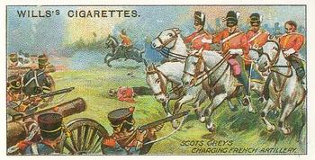 1990 Imperial 1915 Wills's Waterloo (reprint) #20 The Scots Greys charging French artillery Front