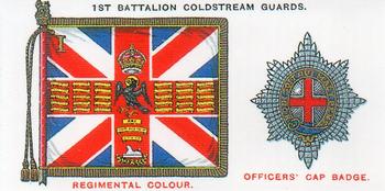 1993 Imperial Publishing Ltd Regimental Standards and Cap Badges #8 1st Bn. Coldstream Guards Front