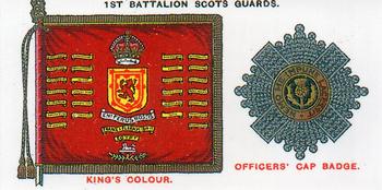 1993 Imperial Publishing Ltd Regimental Standards and Cap Badges #11 1st Bn. Scots Guards Front