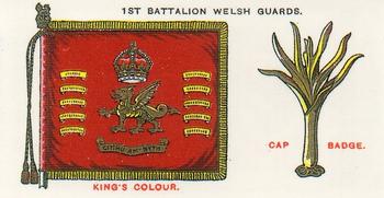 1993 Imperial Publishing Ltd Regimental Standards and Cap Badges #14 1st Bn. Welsh Guards Front
