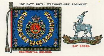 1993 Imperial Publishing Ltd Regimental Standards and Cap Badges #17 1st Bn. Royal Warwickshire Regiment Front