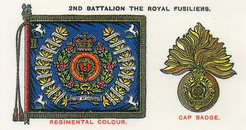 1993 Imperial Publishing Ltd Regimental Standards and Cap Badges #18 2nd Bn. The Royal Fusiliers Front