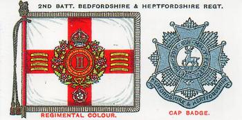 1993 Imperial Publishing Ltd Regimental Standards and Cap Badges #24 2nd Bn. The Bedfordshire and Hertfordshire Regt. Front
