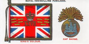 1993 Imperial Publishing Ltd Regimental Standards and Cap Badges #28 The Royal Inniskilling Fusiliers Front