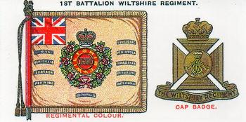 1993 Imperial Publishing Ltd Regimental Standards and Cap Badges #35 1st Bn. The Wiltshire Regiment Front