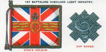 1993 Imperial Publishing Ltd Regimental Standards and Cap Badges #44 1st Bn. Highland Light Infantry Front