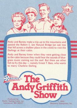 1991 Pacific The Andy Griffith Show Series 2 #119 Cabin Fever Back