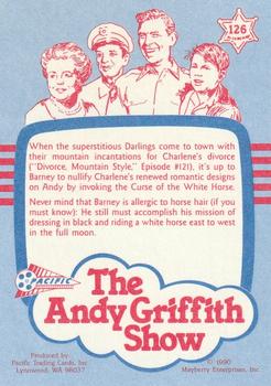 1991 Pacific The Andy Griffith Show Series 2 #126 