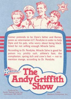 1991 Pacific The Andy Griffith Show Series 2 #142 Opie Taylor Sr. and Dr. Pendyke Back