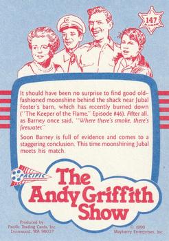 1991 Pacific The Andy Griffith Show Series 2 #147 Firewater Back