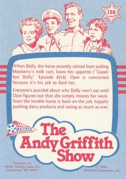 1991 Pacific The Andy Griffith Show Series 2 #156 Hello Dolly! Back