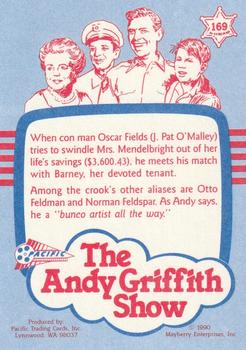 1991 Pacific The Andy Griffith Show Series 2 #169 Fields of Investigation Back