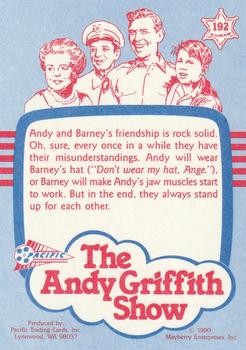 1991 Pacific The Andy Griffith Show Series 2 #192 Wall Partners Back