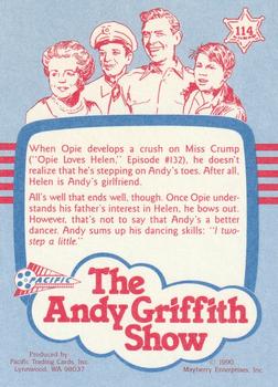 1991 Pacific The Andy Griffith Show Series 2 #114 Mayberry Waltz Back