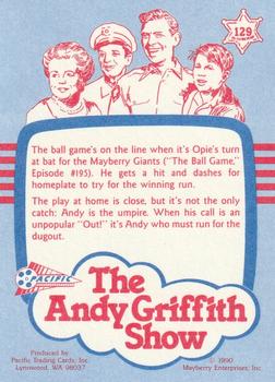 1991 Pacific The Andy Griffith Show Series 2 #129 