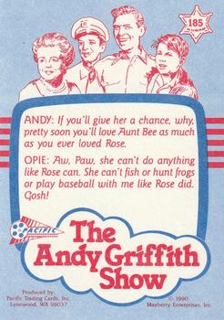 1991 Pacific The Andy Griffith Show Series 2 #185 To Bee or Not to Bee Back