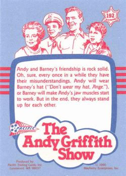 1991 Pacific The Andy Griffith Show Series 2 #192 Wall Partners Back