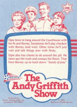 1991 Pacific The Andy Griffith Show Series 2 #198 A Door, Able Kid Back