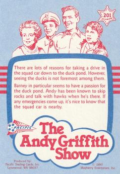 1991 Pacific The Andy Griffith Show Series 2 #201 Down by the Duck Pond Back