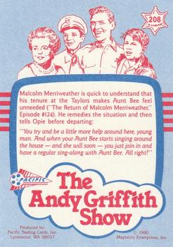1991 Pacific The Andy Griffith Show Series 2 #208 Understanding English Back