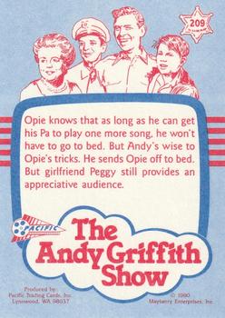 1991 Pacific The Andy Griffith Show Series 2 #209 Play More Back