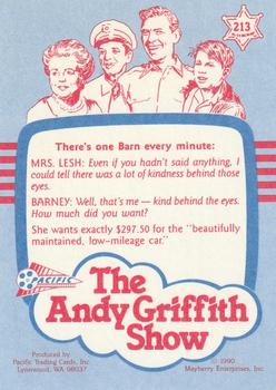 1991 Pacific The Andy Griffith Show Series 2 #213 Lemon Fresh and Mrs. Lesh Back