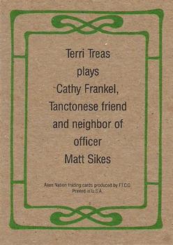 1990 FTCC Alien Nation The Series #10 Terri Treas as Cathy Frankel Back