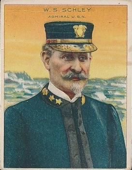 1910 Hassan The World's Greatest Explorers (T118) #NNO Admiral W.S. Schley Front