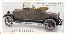 1922 Lambert & Butler Motor Cars #8 Morris-Cowley Front