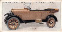 1922 Lambert & Butler Motor Cars #17 Fiat Front