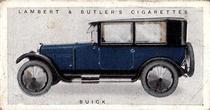 1922 Lambert & Butler Motor Cars #24 Buick Front