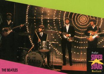 1991 Pro Set SuperStars MusiCards (UK Edition) #8 The Beatles Front
