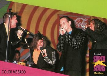 1991 Pro Set SuperStars MusiCards (UK Edition) #23 Color Me Badd Front