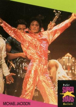 1991 Pro Set SuperStars MusiCards (UK Edition) #68 Michael Jackson Front
