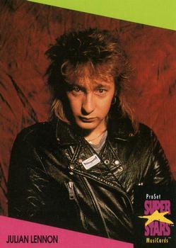 1991 Pro Set SuperStars MusiCards (UK Edition) #74 Julian Lennon Front