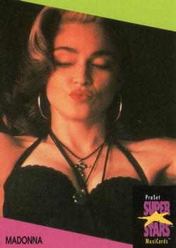 1991 Pro Set SuperStars MusiCards (UK Edition) #78 Madonna Front