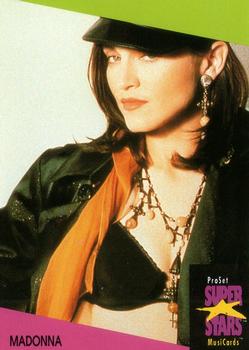 1991 Pro Set SuperStars MusiCards (UK Edition) #81 Madonna Front