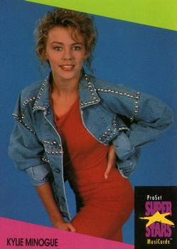 1991 Pro Set SuperStars MusiCards (UK Edition) #92 Kylie Minogue Front