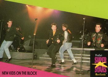 1991 Pro Set SuperStars MusiCards (UK Edition) #99 New Kids on the Block Front
