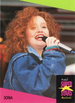 1991 Pro Set SuperStars MusiCards (UK Edition) #131 Sonia Front