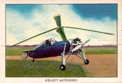 1940 Wings Modern American Airplanes Series A (T87a) #50 Kellett Autogiro Front