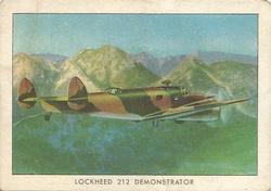 1942 Wings Modern Airplanes Series C (T87c) #50 Lockheed 212 Demonstrator Front