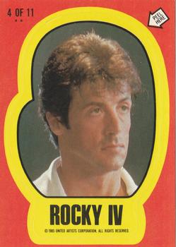 1985 Topps Rocky IV - Stickers #4 Rocky Front